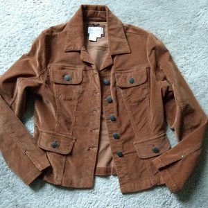 Small wale, brown corduroy jacket